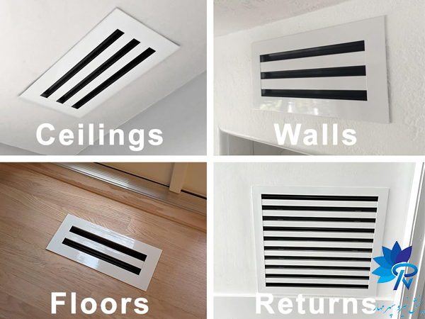 اصول طراحی دریچه تهویه هوا در ساختمان