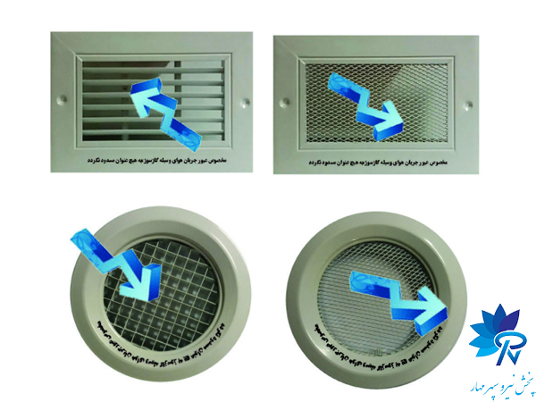 انتخاب موقعیت و ابعاد دریچه تأمین هوا